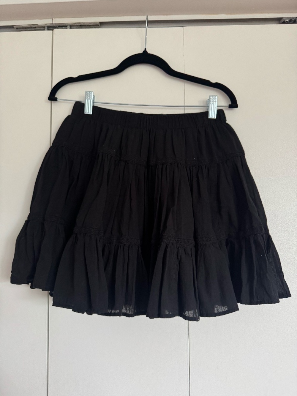 Black Ruffle Mini Skirt - American Eagle